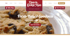 Desktop Screenshot of danthecookieman.com